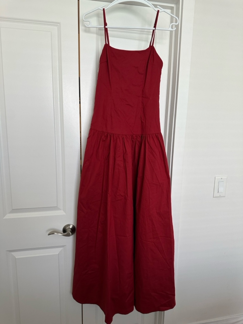 Peppermayo Red Maxi Dress with Spaghetti Straps - Picture 2 of 7